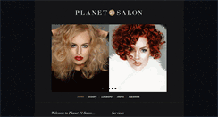 Desktop Screenshot of planet21salon.com